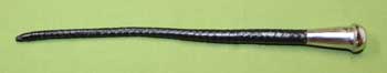 SJAMBOK  JR-  Leather Whip -   - 18"  -    WOW ...